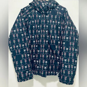 Roxy Jewel 5000 Snowboard Coat, Women's Size Small, Navy blue with multi color